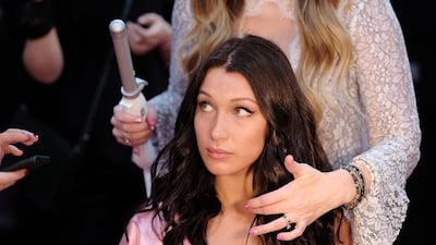 Earlier in her career, she played second fiddle to her sister Gigi. Here she is before her star truly shot up at a Victoria's Secret show in Paris in November, 2016. Photo: Getty