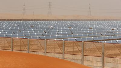 Total has been a leader in the most recent investment by energy majors in renewables, with the French firm participating in Abu Dhabi's Shams 1 solar plant. Christopher Pike / The National