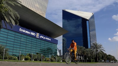 Emirates NBD, FAB, ADCB and DIB account for about 77 per cent of banking assets in the UAE. Reuters