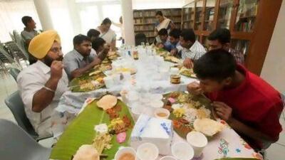 Because the festival falls on a working day, many expatriates will continue to celebrate Onam at the weekend.