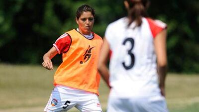 Hakima Boucetta, left, and Nadine Schtakleff have not had a lot of time working with new coach Hassan Ajenoul.