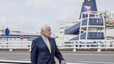 Jean-Marc Puissesseau, chief executive of the Port of Calais in France. The port has spent 6 million euros on facilities for customs officers, updated signage around freshly painted roads and huge extra parking lots for lorries. Bloomberg
