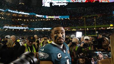 Philadelphia Eagles quarterback Jalen Hurts. EPA