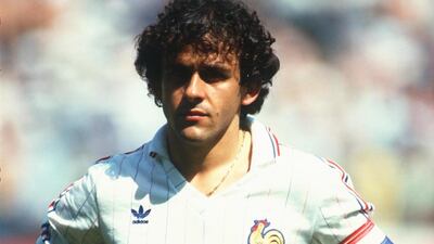Michel Platini - 353 goals (Nancy 127, Saint-Etienne 82, Juventus 103, France 41). Sporting Pictures