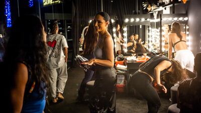 Behind the scenes with performers at White Dubai in Meydan