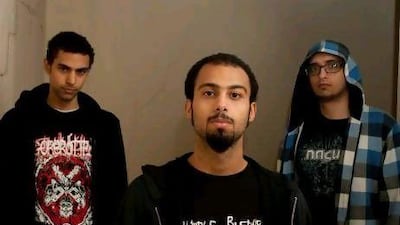 The grindcore band Creative Waste, from Saudi Arabia. Courtesy Creative Waste