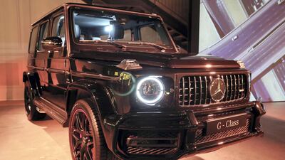 The new Mercedes-Benz G-Class at its launch in Dubai. Chris Whiteoak / The National