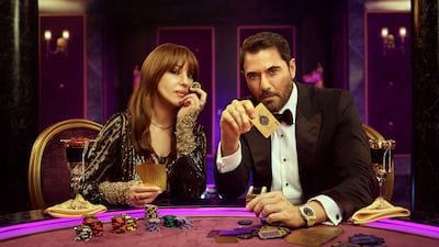 Monica Bellucci and Karim Abdel Aziz in 7 Dogs, the Saudi action film directed by Adil El Arbi and Bilall Fallah. Photo: Sela