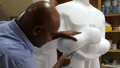 “I’ve always loved art, but I didn’t want to limit myself to only one type of art or just one medium. And I wanted to make sure I was always learning new things, so I had to find a way to incorporate all that," he says. Chris Whiteoak / The National