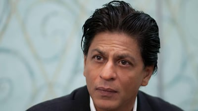 Shah Rukh Khan is one of four Bollywood stars who met up with Sheikh Hamad. Credit: Clint McLean for The National