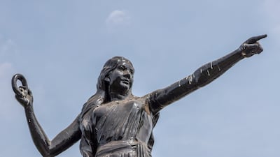 A statue of Kannagi, a goddess from Tamil mythology. Photo: Ronan O'Connell