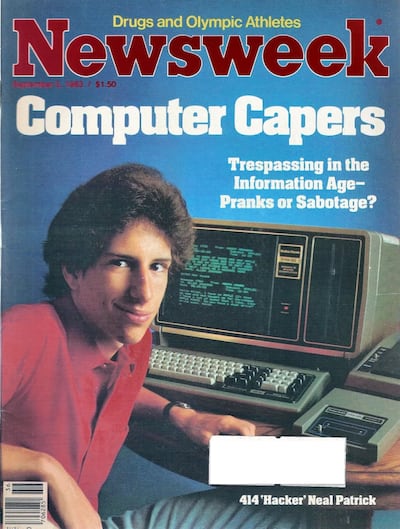 Because he was under 18 and probably would not face prosecution, the 414 hacker group put Neal Patrick up front for media interviews. Newsweek