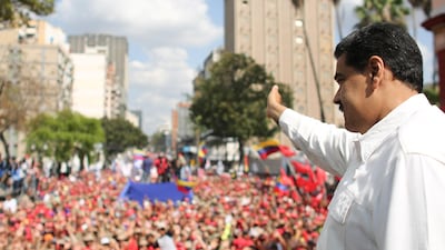 Venezuela's President Nicolas Maduro attends a rally in support of his government in Caracas, Venezuela. Reuters