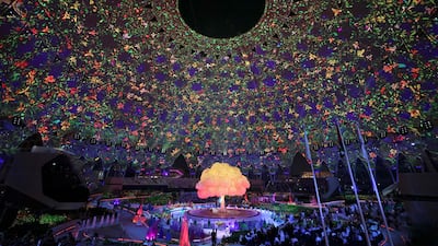 Dubai opened Expo 2020 with a dazzling ceremony featuring fireworks and light displays. AFP