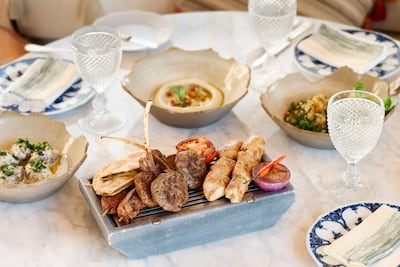 There's a Levantine restaurant within the six pavilions at Sita. Photo: The Ritz-Carlton