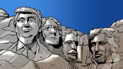 Editorial cartoon by Shadi Ghanim for The National