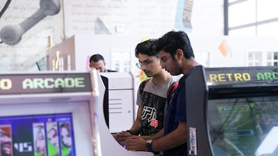 The Arcade section at the book fair.