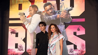 Guests walk the red carpet at the Bad Boys: Ride or Die premiere in Dubai