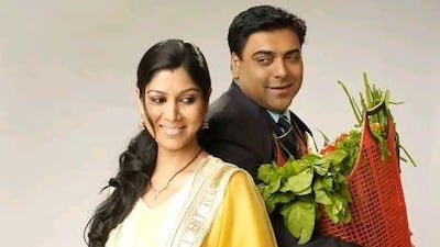 The characters Priya, left, played by Sakshi Tamwar and Ram, right, played by Ram Kapoor, were the first on-screen couple to portray a sex scene on Indian TV. Courtesy Sony TV