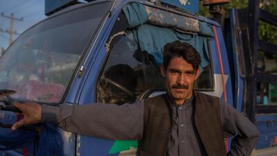 Truck driver Shir Aga, 28, was kidnapped and later solved his case in a Taliban court in rural Herat. Stefanie Glinski for The National