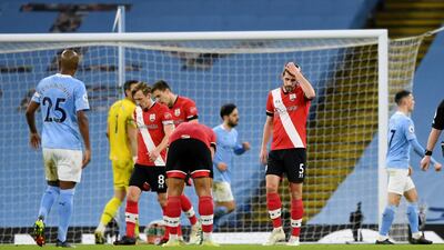 Jack Stephens - 5, Playing in midfield, Stephens worked well defensively but looked out of place at times when trying to make things happen on the ball. AFP