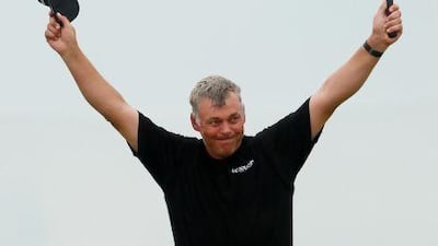 Darren Clarke was initially circumspect about taking part in the Gof Premier League. Action Images / Paul Childs