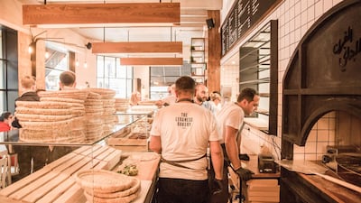 The Lebanese Bakery serves up manoushe in a variety of ways. Courtesy The Lebanese Bakery