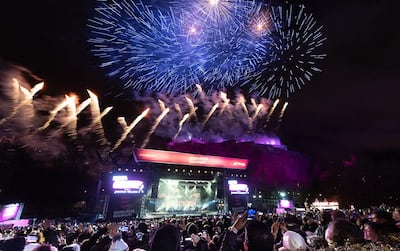 The Bairns Afore concert in Edinburgh lets children see the Hogmanay fireworks before late-night celebrations get underway. Courtesy Edinburgh's Hogmanay 2019.