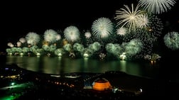 Ras Al Khaimah is bringing back its record-breaking fireworks and drone shows for New Year's Eve. Photo: Ras Al Khaimah Tourism Development Authority