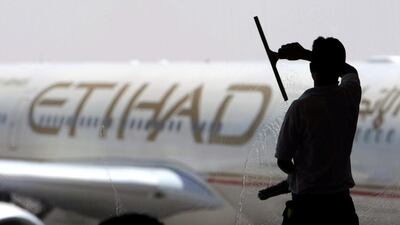Etihad Airways' flights to the US will rise to 31, equivalent to 8,866 seats by the end of 2014. Jaime Puebla / The National
