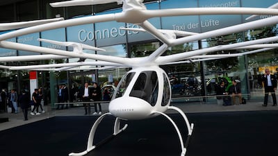 It's not all cars. Here's the Mercedes Volocopter. Kai Pfaffenbach / Reuters
