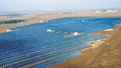 Yellow Door Energy solar panels supplying power to a Classic Fashion facility in Jordan. The Dubai-based firm is bullish on the prospects for growth in the kingdom. Courtesy Yellow Door Energy