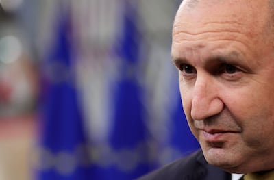 Bulgarian Prime Minister Rumen Radev said he is pushing for a new rail export route for Saudi oil to Europe through his country. EPA