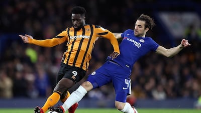 Centre midfield: Cesc Fabregas (Chelsea) – Provided some high-class passing in Chelsea’s 4-0 rout of Hull, with his ball for Pedro’s goal the sort few play as well. Catherine Ivill / Getty Images