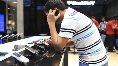 The best way to reach me is to text me, says Rob Long. Sarah Dea / The National