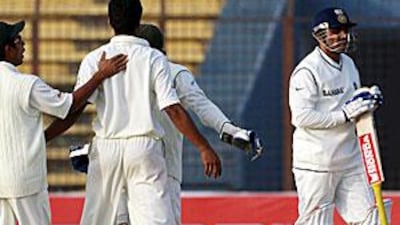 India were down in the dumps less than 24 hours after Virender Sehwag made his candid comment about Bangladesh.