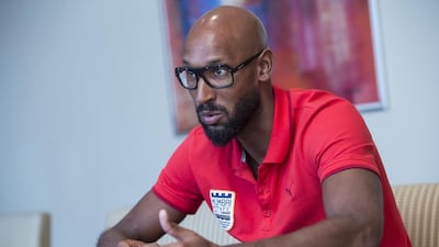 Former Premier League, Primera Liga and Ligue 1 player Nicolas Anelka starting playing for Indian Super League side Mumbai City FC last season and will take over as player/manager this season. Antonie Robertson/The National