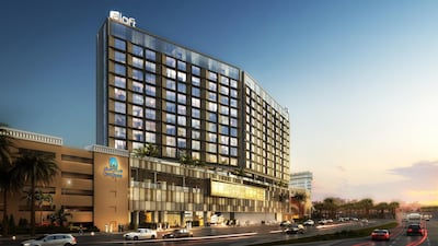 The new, cinema themed, Aloft Hotel in Deira