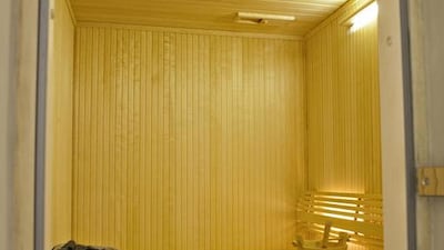 Damac Maison's gym includes a sauna and steam bath. Jeff Topping for The National