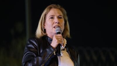 Former Israeli foreign minister Tzipi Livni. AFP