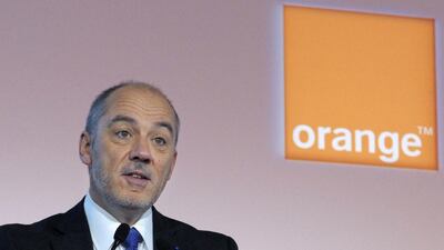 Orange chief executive Stephane Richard. Eric Piermont / AFP Photo