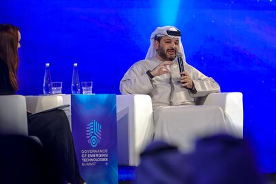 Faisal Al Bannai, adviser to the UAE President for Strategic Research and Advanced Technology Affairs. Victor Besa / The National
