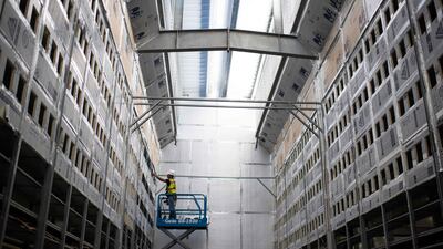 Bitcoin mining machines use vast amounts of energy. AFP