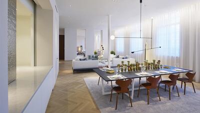 The ceilings are taller than any other new London apartment scheme currently for sale. Courtesy Lawrie Cornish