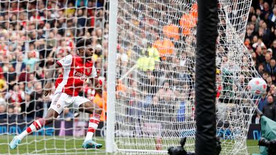 Tavares scores the opening goal. AFP