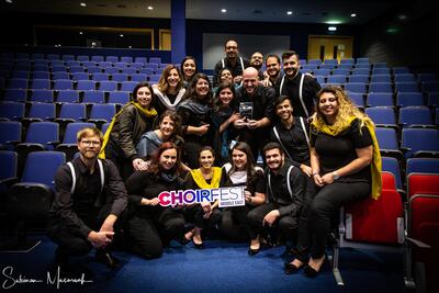 Mosaica Singers were big winners in last year's Choirfest Middle East in Dubai. Courtesy Nedy Muna