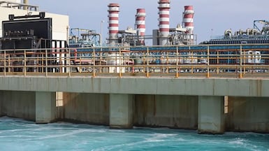 Ras Al Khair power and desalination plant. Photo: Sky News Arabia