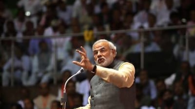India's main opposition Bharatiya Janata Party (BJP) leader Narendra Modi is not seen as secular due to his actions during anti-Muslim riots in the state of Gujarat.