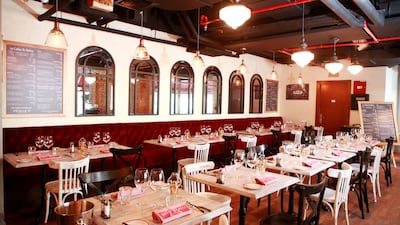 Bistro Des Arts in Dubai Marina is a good spot for breakfast as well as late-night dinners. Sarah Dea / The National