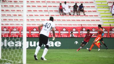Ahli look for an opening against Ajman. Lee Hoagland/The National